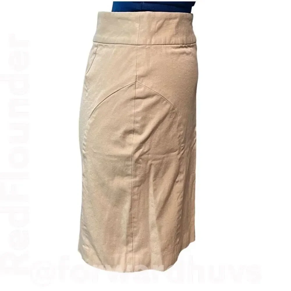 Banana Republic Beige Stretch Skirt Size 2